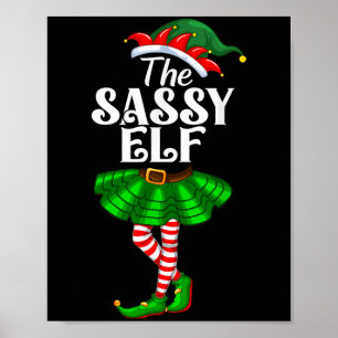Affiche Sy Elf Xmas Funny Christmas Matching Family Pa