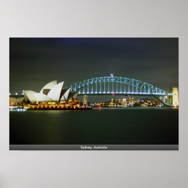 Affiche Sydney, Australie (Devant)