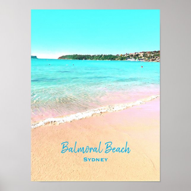 Affiche Sydney Balmoral Beach paysage naturel (Devant)