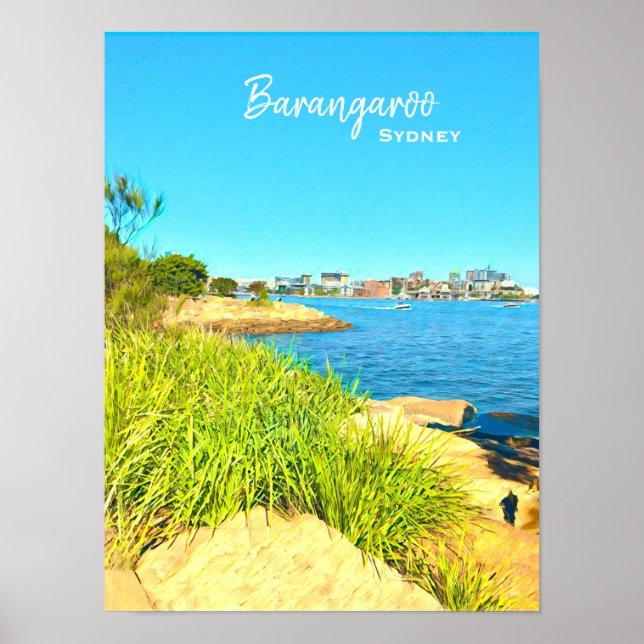 Affiche Sydney Barangaroo Voyage pittoresque (Devant)