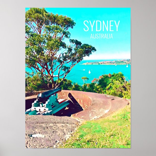 Affiche Sydney Georges Head Mosman Australie (Devant)