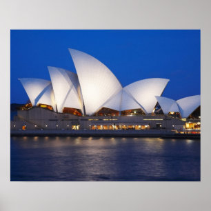 Affiche Sydney Opera House at Night, Sydney, New South