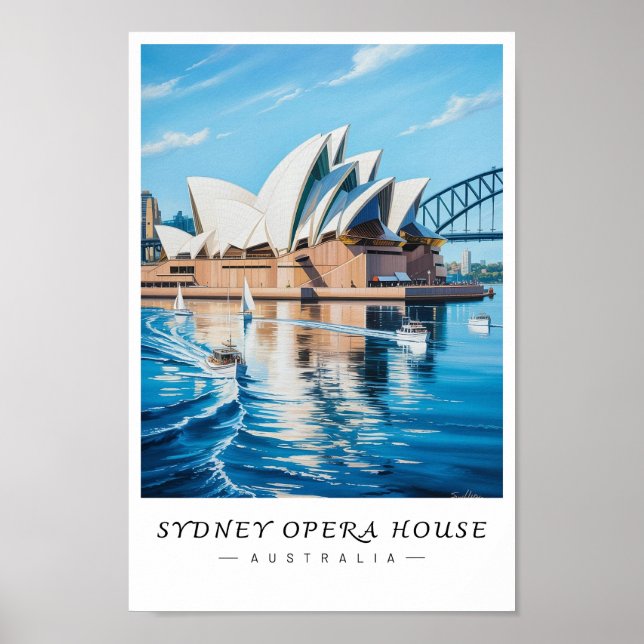 Affiche Sydney Opera House Australia Wall Art (Devant)