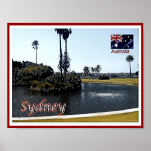 Affiche Sydney - Royal Botanic Gardens - Australia - Poste
