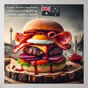 Affiche Sydney Sizzle Burger
