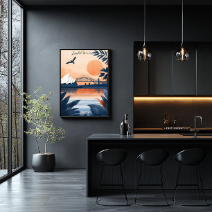 Affiche Sydney Sunset - Opera House et Harbour Bridge