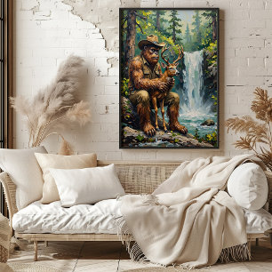 Affiche Sylvan Sanctuary : Le doux Touch de Bigfoot