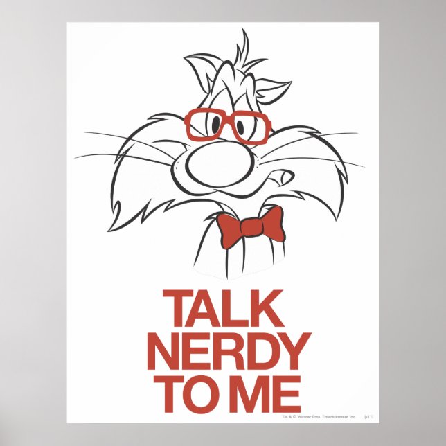 Affiche SYLVESTER™ - Parlez Nerdy Pour Moi (Devant)