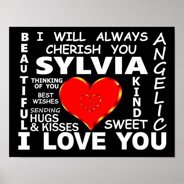 Affiche Sylvia I Love You (Devant)