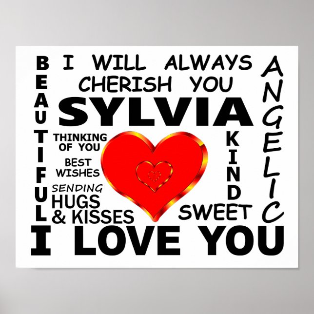 Affiche Sylvia I Love You (Devant)