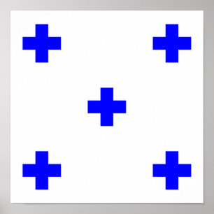 Affiche symbole alphabétique maritime zéro