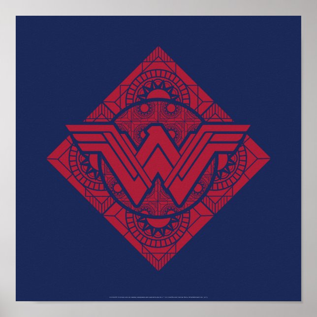 Affiche Symbole amazonien Wonder Woman (Devant)
