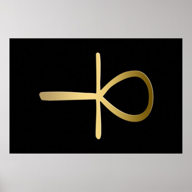 Affiche Symbole Ankh cross-égyptien (Devant)