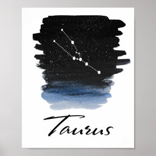 Affiche Symbole astrologique de Taurus