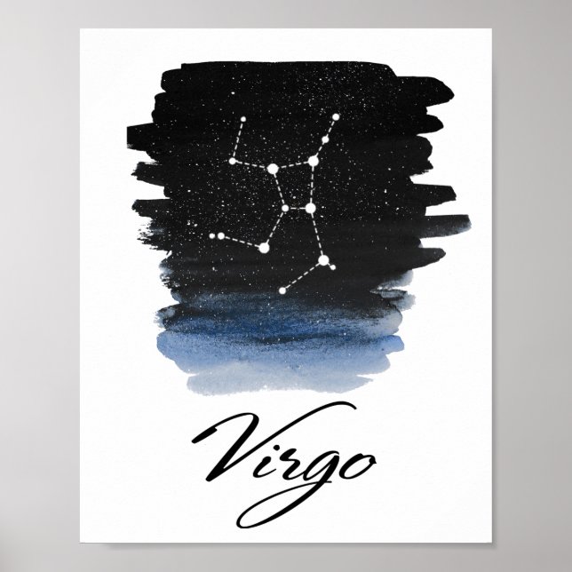 Affiche Symbole astrologique de Virgo (Devant)