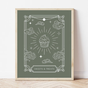 Affiche Symbole Baby shower Tarot céleste Douceurs & Trait