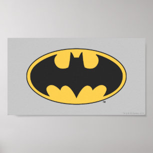Affiche Symbole Batman Logo ovale