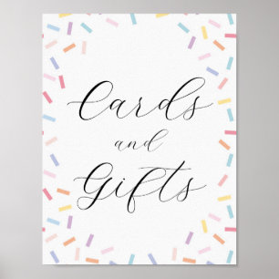 Affiche Symbole Bébé Sprinkle Cartes et cadeaux