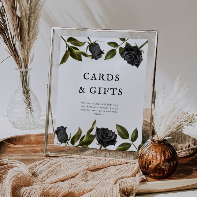 Affiche Symbole blanc gothique des cartes de Fête des mari (Créateur téléchargé)