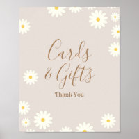 Symbole Bohemian Daisy Floral Cartes & Cadeaux