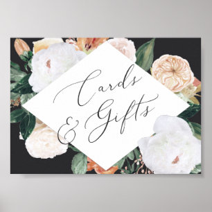 Affiche Symbole Boho Blooms Cartes de Mariage & Cadeaux