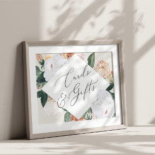 Affiche Symbole Boho Blooms Cartes de Mariage & Cadeaux