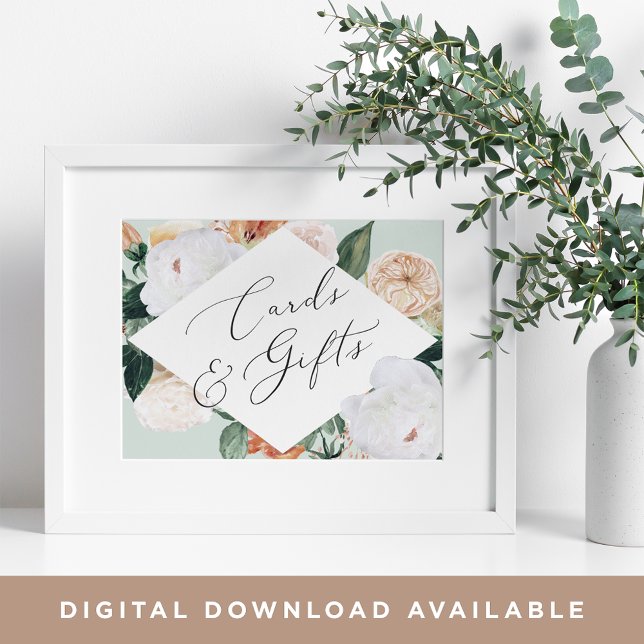 Affiche Symbole Boho Blooms Cartes de Mariage & Cadeaux (Créateur téléchargé)