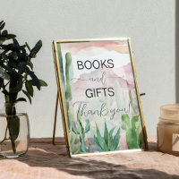 Symbole Boho Desert Cactus Baby showers Livres & C