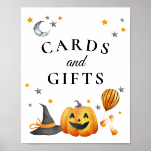 Affiche Symbole Boo Halloween Baby showers cartes & cadeau