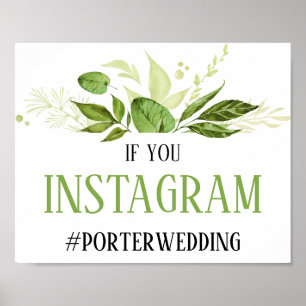 Affiche Symbole botanique Instagram Wildwoods