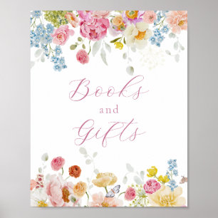 Affiche Symbole Bright Pretty Flowers Livres et cadeaux