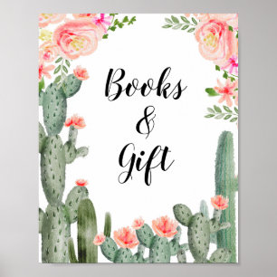Affiche Symbole Cactus Green Baby Books and Gifts