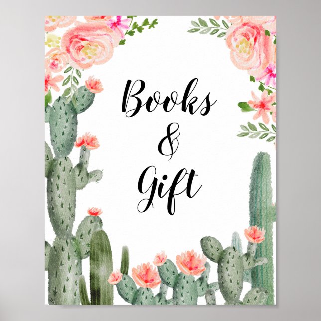 Affiche Symbole Cactus Green Baby Books and Gifts (Devant)