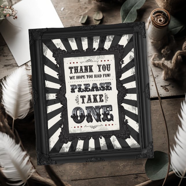 Affiche Symbole cadeau Dark Carnival Psycho Circus Party F (Créateur téléchargé)