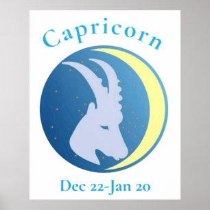 Affiche Symbole Capricorne Thunder_Cove