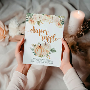 Affiche SYMBOLE citrouille Baby shower Déchets