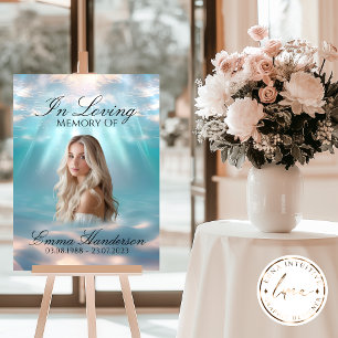 Affiche Symbole commémoratif Ethereal Ocean Lover