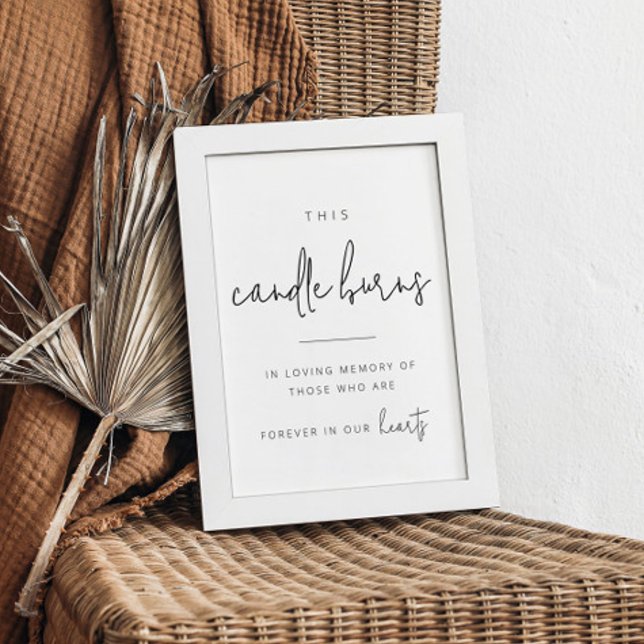 Affiche Symbole commémoratif Mariage noir et blanc modifia (Créateur téléchargé)