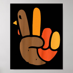 Affiche Symbole Cool de Jour de l'Action de grâce