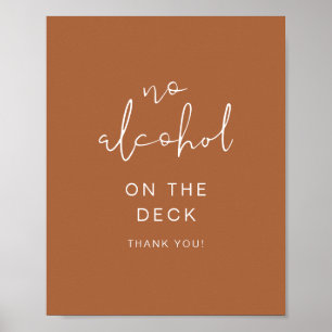 Affiche SYMBOLE CORIANDER Boho Terracotta Pas d'alcool