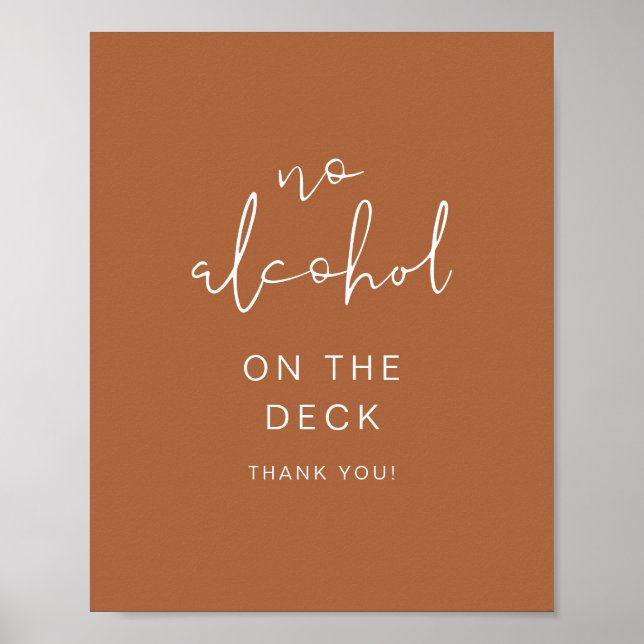 Affiche SYMBOLE CORIANDER Boho Terracotta Pas d'alcool (Devant)