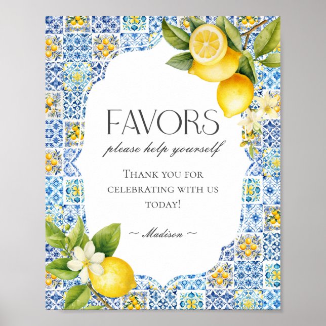 Affiche Symbole Côte d'Amalfi Italienne Plage Côte Faveur (Devant)