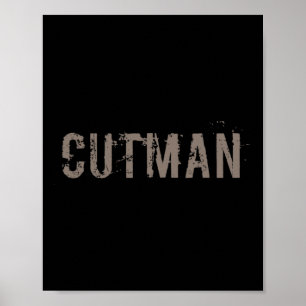 Affiche SYMBOLE Cutman Tee For Funny Boxer Cutman