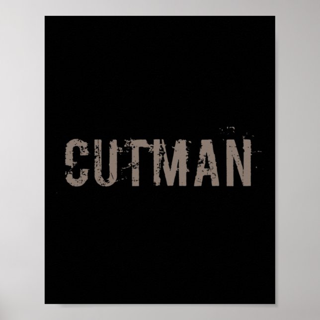 Affiche SYMBOLE Cutman Tee For Funny Boxer Cutman (Devant)