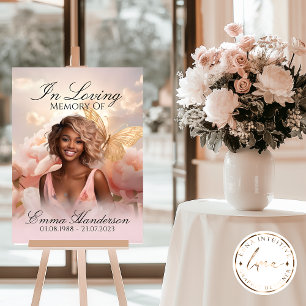 Affiche Symbole d'accueil Golden Butfly Memorial