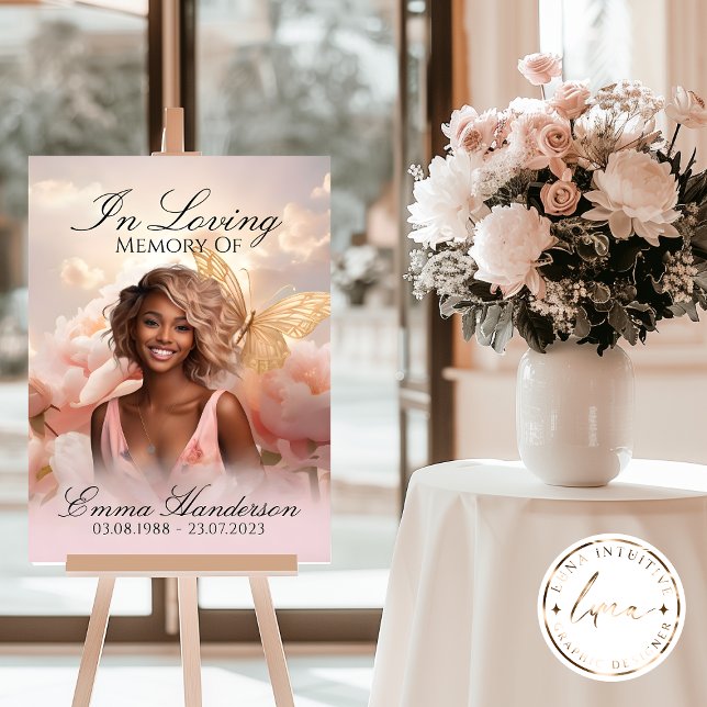 Affiche Symbole d'accueil Golden Butfly Memorial (Créateur téléchargé)