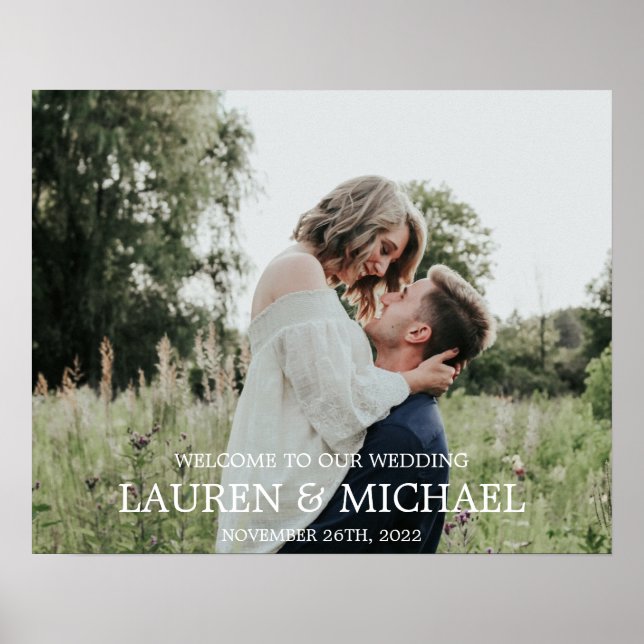 Affiche Symbole d'accueil photo (Devant)