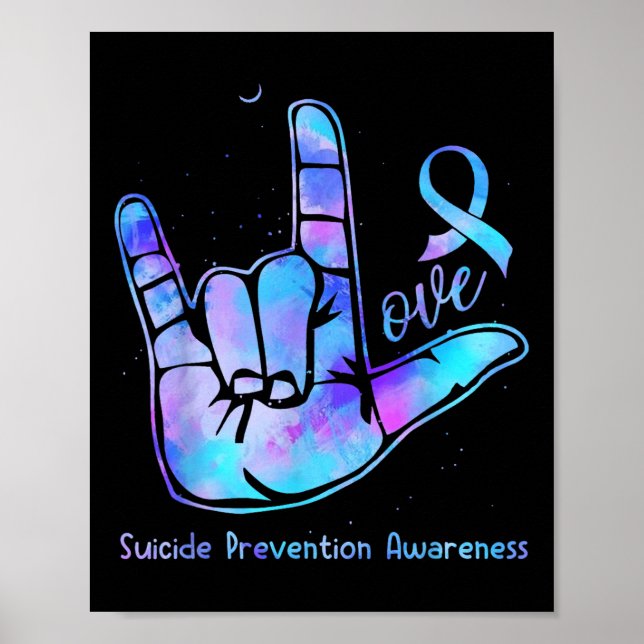 Affiche Symbole d'amour Semaine de sensibilisation à la pr (Devant)