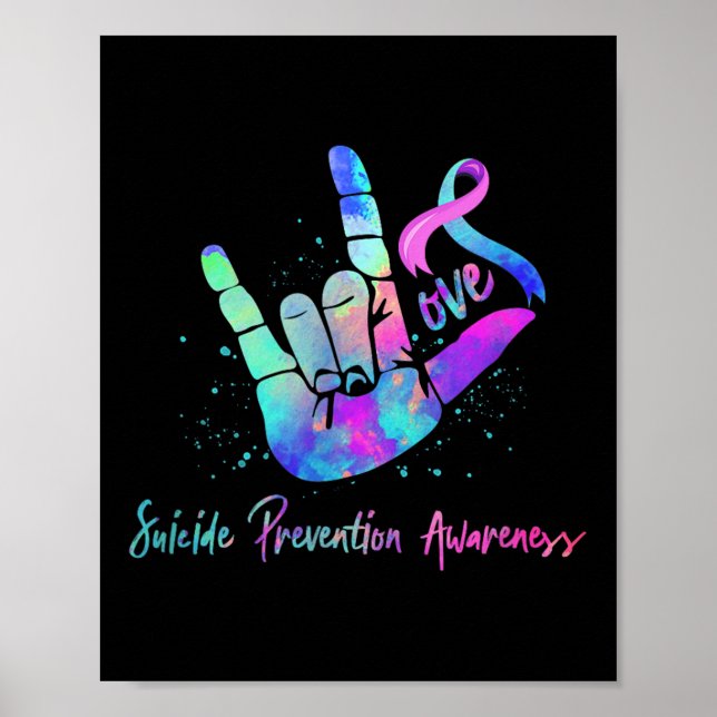 Affiche Symbole d'amour Semaine de sensibilisation à la pr (Devant)