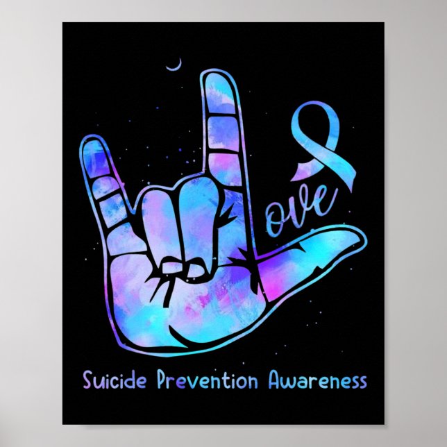 Affiche Symbole d'amour Semaine de sensibilisation à la pr (Devant)